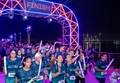 Glow-in-the-dark themed Hope Run Dubai 2025 with RaceME